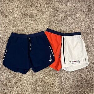 Nike Blue and Red Athletic Shorts Performance Wear